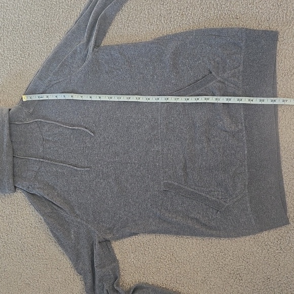 All Saints Gray Recovery Funnel Neck Sweater Size Medium - Picture 3 of 14